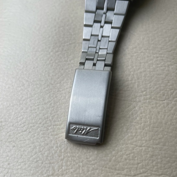 SOLD🔵Mido Commander Automatic w/ White Gold plated Bezel Swiss - Picture 9 of 10